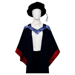 Customized lavender shawl PhD graduation gown, designed bonnet, silver hood, graduation cap, PhD in Management, Hong Kong Polytechnic University, PhD graduation gown, graduation gown manufacturer DA532 Customized lavender shawl PhD graduation gown, designed bonnet, silver hood, graduation cap, PhD in Management, Hong Kong Polytechnic University, PhD graduation gown, graduation gown manufacturer DA532